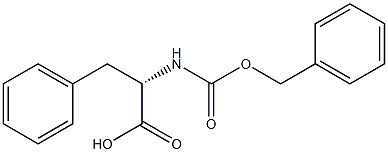 N-[(benzyloxy)carbonyl]phenylalanine 구조식 이미지