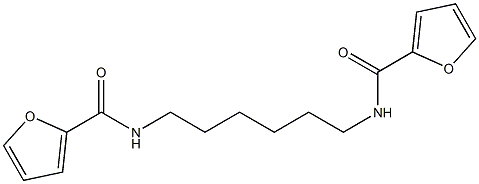 N-[6-(2-furoylamino)hexyl]-2-furamide 구조식 이미지