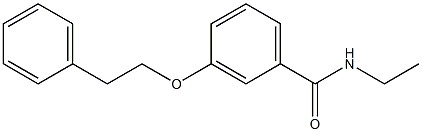 N-ethyl-3-(phenethyloxy)benzamide Structure