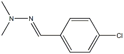 4-chlorobenzenecarbaldehyde N,N-dimethylhydrazone 구조식 이미지