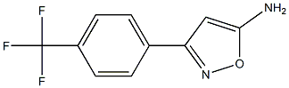 3-[4-(trifluoromethyl)phenyl]-5-isoxazolylamine Structure