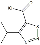 4-Isopropyl-1,2,3-thiadiazole-5-carboxylic acid ,95% Structure