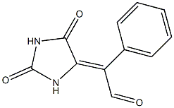 5-(2-Oxo-1-phenylethylidene)imidazolidine-2,4-dione 구조식 이미지