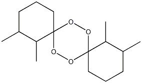 1,2,10,11-Tetramethyl-7,8,15,16-tetraoxadispiro[5.2.5.2]hexadecane 구조식 이미지