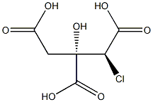 (2S,3S)-2-Chloro-3-hydroxy-3-carboxypentanedioic acid 구조식 이미지