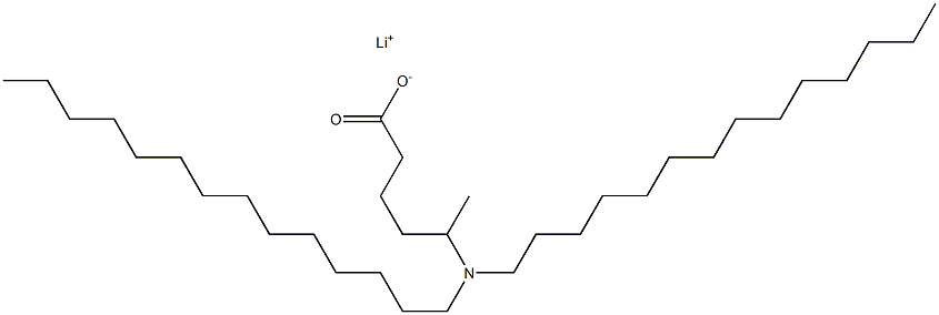 5-(Ditetradecylamino)hexanoic acid lithium salt 구조식 이미지