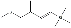 (E)-4-Methylthio-3-methyl-1-trimethylsilyl-1-butene Structure