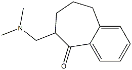 6-Dimethylaminomethyl-6,7,8,9-tetrahydro-5H-benzocyclohepten-5-one 구조식 이미지