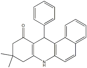9,9-Dimethyl-12-phenyl-7,8,9,12-tetrahydrobenzo[a]acridine-11(10H)-one Structure