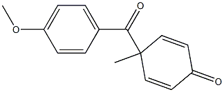 4-(4-Methoxybenzoyl)-4-methyl-2,5-cyclohexadien-1-one 구조식 이미지