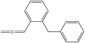 1-Benzyl-2-(1,2-propanedienyl)benzene Structure