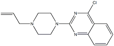 2-[4-(2-Propenyl)-1-piperazinyl]-4-chloroquinazoline Structure