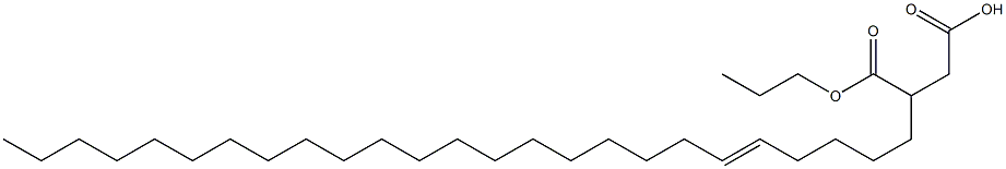 3-(5-Pentacosenyl)succinic acid 1-hydrogen 4-propyl ester Structure