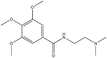 N-[2-(Dimethylamino)ethyl]-3,4,5-trimethoxybenzamide Structure