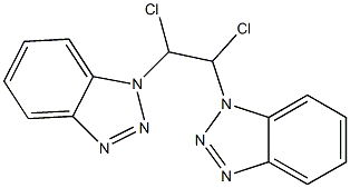 1,2-Dichloro-1,2-bis(1H-benzotriazol-1-yl)ethane 구조식 이미지