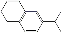 1,2,3,4-Tetrahydro-6-isopropylnaphthalene 구조식 이미지