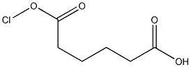 Adipic acid 1-chloride 구조식 이미지