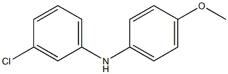 N-(m-Chlorophenyl)-p-anisidine 구조식 이미지