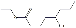 5-Hydroxycaprylic acid ethyl ester 구조식 이미지