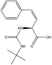 (2S,3Z)-2-[[[(1,1-Dimethylethyl)amino]carbonyl]amino]-4-phenyl-3-butenoic acid Structure