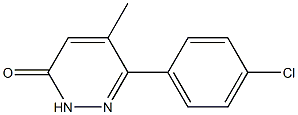 5-Methyl-6-(4-chlorophenyl)-2,3-dihydropyridazine-3-one Structure