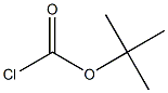 tert-Butoxyformic acid chloride 구조식 이미지