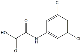 N-(3,5-Dichlorophenyl)oxamidic acid 구조식 이미지