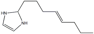 2-(4-Octenyl)-4-imidazoline 구조식 이미지