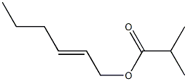 trans-2-Hexenyl isobutyrate Structure