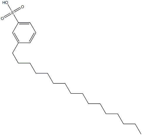 3-Hexadecylbenzenesulfonic acid Structure