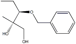 (2S,3R)-3-Benzyloxy-2-methylpentane-1,2-diol 구조식 이미지