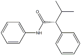 [R,(-)]-3-Methyl-2,N-diphenylbutyramide 구조식 이미지