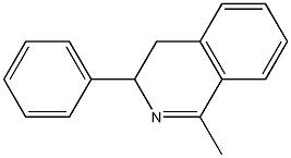 1-Methyl-3-phenyl-3,4-dihydroisoquinoline Structure