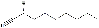 [R,(-)]-2-Methylnonanenitrile Structure