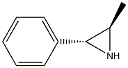 (2R,3R)-2-Phenyl-3-methylaziridine Structure