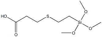 3-[2-(Trimethoxysilyl)ethylthio]propionic acid Structure