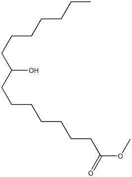 9-Hydroxypalmitic acid methyl ester Structure