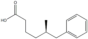 [R,(+)]-5-Methyl-6-phenylhexanoic acid 구조식 이미지