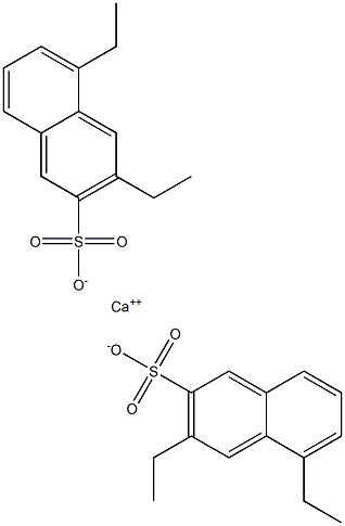 Bis(3,5-diethyl-2-naphthalenesulfonic acid)calcium salt 구조식 이미지