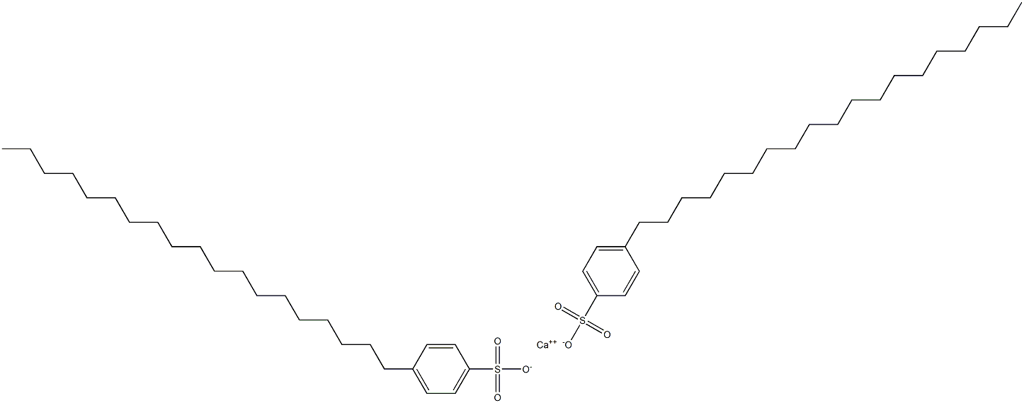 Bis(4-nonadecylbenzenesulfonic acid)calcium salt Structure