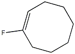 1-Fluoro-1-cyclooctene Structure