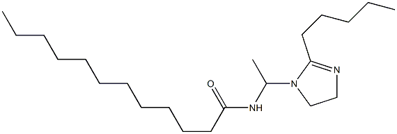 1-(1-Lauroylaminoethyl)-2-pentyl-2-imidazoline 구조식 이미지