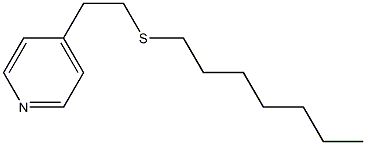 4-(2-Heptylthioethyl)pyridine Structure