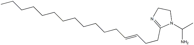 1-(1-Aminoethyl)-2-(3-hexadecenyl)-2-imidazoline 구조식 이미지