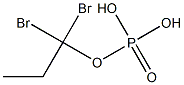 Phosphoric acid dihydrogen (1,1-dibromopropyl) ester 구조식 이미지