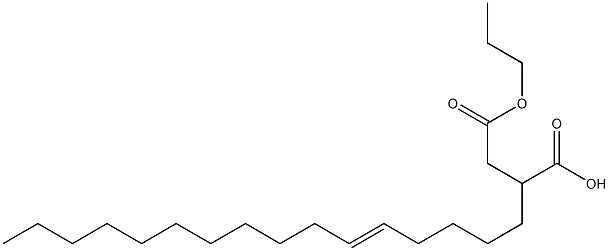 2-(5-Hexadecenyl)succinic acid 1-hydrogen 4-propyl ester 구조식 이미지