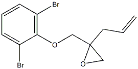 2,6-Dibromophenyl 2-allylglycidyl ether Structure