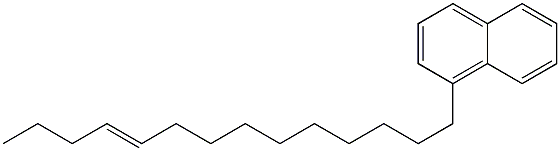 1-(10-Tetradecenyl)naphthalene Structure