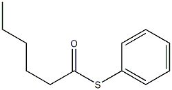 S-Phenyl hexanethioate 구조식 이미지