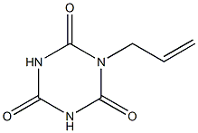 1-Allylperhydro-1,3,5-triazine-2,4,6-trione 구조식 이미지